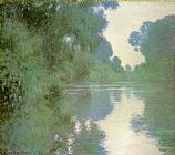 Seine Canvas Paintings - Branch of the Seine near Giverny